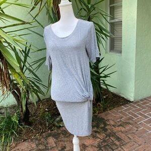 Splendid Gray Shirt Dress